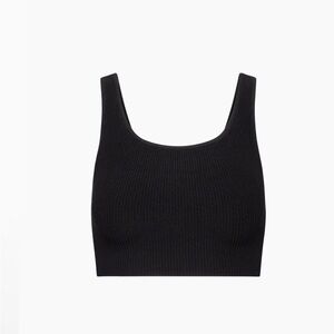 Barton Aritzia Sculpt Knit Squareneck Cropped Tank
